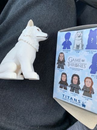 Ghost Dire Wolf Titans Vinyl Mystery Mini Figure Game Of Thrones Winter Is Here