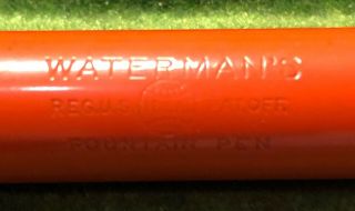RESTORED Waterman 55 RHR Lever Filler Fountain Pen w/ Fine Flex No.  5 Nib 10