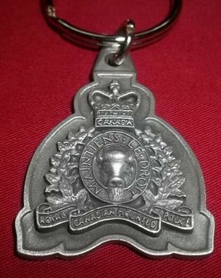 Royal Canadian Mounted Police Mountie RCMP GRC Key Chain Keyring Fob 117RK LQQK 2