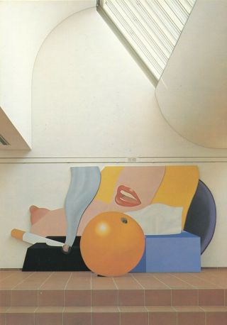 Tom Wesselmann - Great American Nude No.  98 - 1967 Vintage Art Postcard 1987