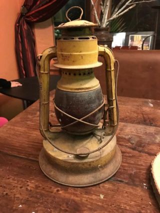 Lamp Antique Vintage Old Oil Lamp 1800 Lantern Lamp.  Very Old Lamp