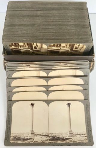 Egypt,  Boxed Set Of 100 Stereoviews By Underwood And Underwood C.  1900/1910