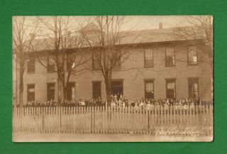 Mason,  Wv 1906 Postmark On Public School Real Photo Post Card To Paradise,  Vf