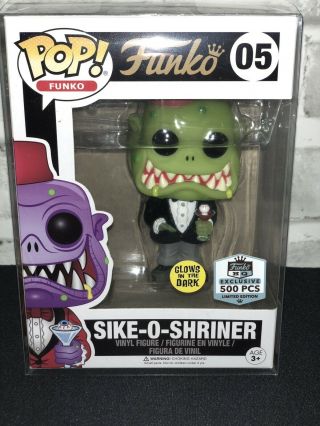 Funko Pop Sike O Shriner Green Glow In The Dark Hq Le Limited 500 Piece Grail