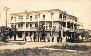 Fl 1910’s Rare Florida Real Photo The Fifth Avenue Hotel At St.  Petersburg,  Fla