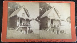 Civil War Veteran,  F.  S.  Walls Cottage,  Northport,  Maine By W.  C.  Tuttle Belfast