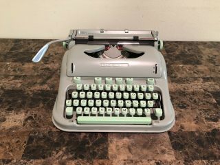 1964 Cursive HERMES 3000 Typewriter with Case and manuals 4