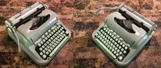 1964 Cursive HERMES 3000 Typewriter with Case and manuals 5