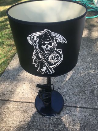 Sons Of Anarchy Gun Sickle Reaper Lamp Collectible 2011 Lamp Shade