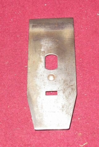 Early Stanley 2 " Wide Cap Iron & Screw With L.  Bailey Patent Dec.  24 1867 Patent