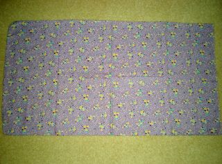 GEOMETRIC on LILAC Intact Vtg FEEDSACK Quilt Sewing Doll Clothes Craft Sewing 3