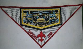1981 Tahoma 348 Bsa Huge Neckerchief Patch Very Rare Only 100 Made Stunning