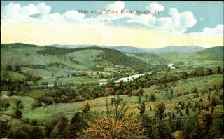 View Along White River Sharon Vermont Birthplace Mormon Prophet Joseph Smith