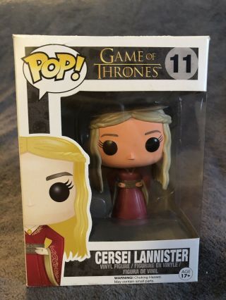 Funko Pop Cersei Lannister 11 Game Of Thrones W/ Clear Stack Protector