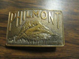 Philmont Scout Ranch Tooth Of Time Belt Buckle C62
