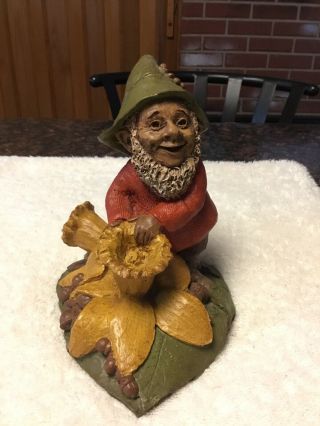 Tom Clark Hand Signed Vintage Figure Gnome Daffy 6 Inches Tall