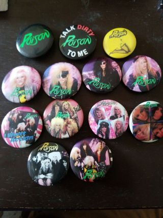 Vintage Poison Buttons (13)