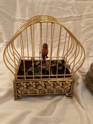 Set of 2 Musical Automaton Bird Cages -,  Watch Video 2