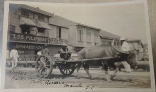 Philippines Manila 1913 Very Old Photo Postcard Colle Rosario