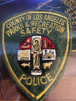 California,  County Of La Obsolete Parks & Rec Safety Police Patch