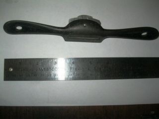 Antique Stanley Bailey No.  64 Spoke Shave/Draw Knife Smooth - Japanned 4