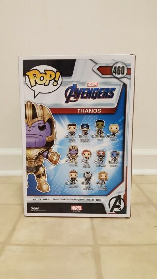 Funko Pop marvel Avengers endgame 10 Inch Thanos 460 Target Exclusive Rare 2