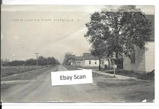 Real Photo Postcard - Main Street - Hoytsville,  Ohio