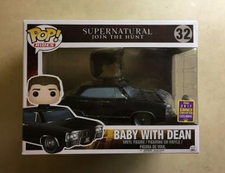 Funko Pop Ride Baby Impala With Dean Supernatural Sdcc 2017 Exclusive 32
