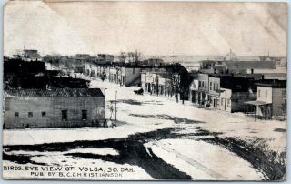 Volga,  South Dakota Postcard " Bird 