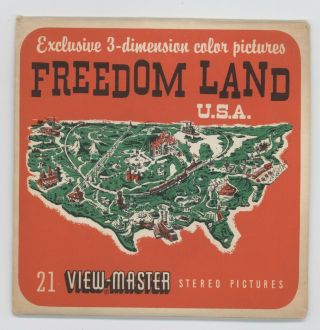 View - Master A661 Rare Packet Freedomland,  Usa
