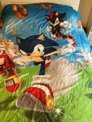 Sega Sonic The Hedgehog Twin Size Bed Comforter 3
