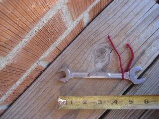 Vintage Snap On 1/2 " & 9/16 " Open End Wrench Vs - 1618 Usa