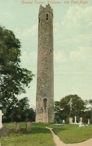 Kildare – Round Tower 108 Feet High – Ireland