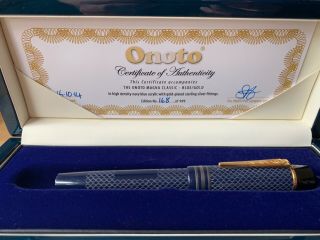 Onoto Magna Classic Fountain Pen,  Gold Plate,
