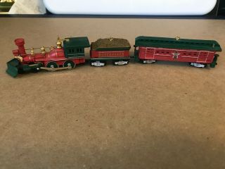 2012 Hallmark Lionel Train Series Nutcracker Locomotive Christmas Ornament Set