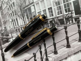 Vintage restored Danish late 1940s MONTBLANC 204 fountain pen and pencil set 3
