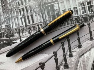 Vintage restored Danish late 1940s MONTBLANC 204 fountain pen and pencil set 6