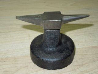Vintage Small Jewelers Watchmakers Bench Anvil Good Shape