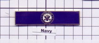 Emergency Medical Service - U.  S.  Navy Service Bar (military Clutch Back)