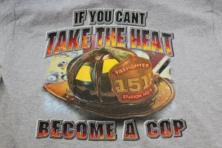 Large Fire Department Shirt " Can 