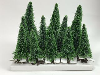 Department 56 Seasons Bay Mini Sisal Evergreen Trees - Set Of 12