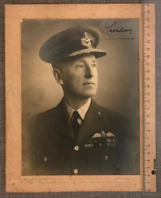 Vintage 1940s Military Royal Air Force Studio Photograph By Hay Wrightson