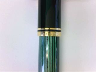 Vintage Old - Style Pelikan M400 W.  Germany 14K Gold Nib Fountain Pen. 8