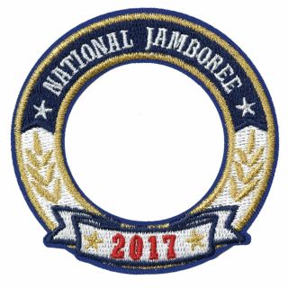 Boy Scout 2017 National Jamboree Official Uniform World Crest Ring Patch Emblem