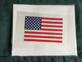 Nasa Apollo Era Av7l American Flag Beta Cloth Patch