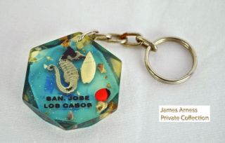 James Arness Gunsmoke Marshal Dillon Vtn San Jose Los Cabos Key Chain