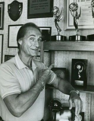 Sid Caesar Personal Award From National Academy of Arts & Sciences 5