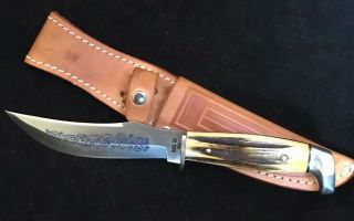 1977 Casexx 523 - 5 Ssp,  Knife,  W/ Leather Sheath