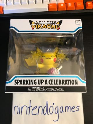 Funko Sparking Up A Celebration Pokemon A Day With Pikachu Vinyl July Inhand