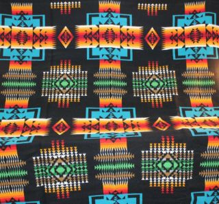 Pendleton Wool Blanket 64”x 80” Chief Joseph Beaver State Turquoise
